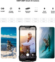 Load image into Gallery viewer, DOOGEE S90C Rugged Smartphone Unlocked 4G, Dual SIM Unlocked Cell Phone Android 9.0, IP68/IP69K Waterproof Helio P70 4GB+64GB, 6.18 inch 5050mAh, 16MP+8MP+8MP AI Camera NFC Wireless Charge, Orange