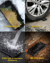 Load image into Gallery viewer, DOOGEE S90C Rugged Smartphone Unlocked 4G, Dual SIM Unlocked Cell Phone Android 9.0, IP68/IP69K Waterproof Helio P70 4GB+64GB, 6.18 inch 5050mAh, 16MP+8MP+8MP AI Camera NFC Wireless Charge, Orange
